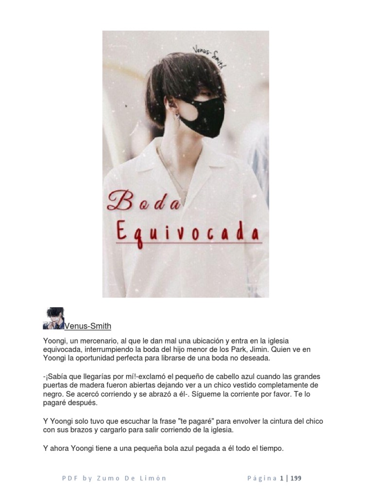 YOONMIN - Boda Equivocada | PDF, image size:768x1024