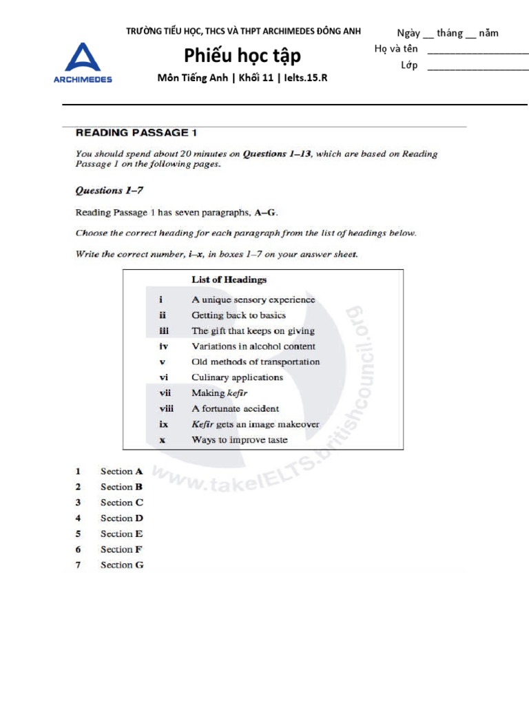 Road To IELTS R02 | PDF
