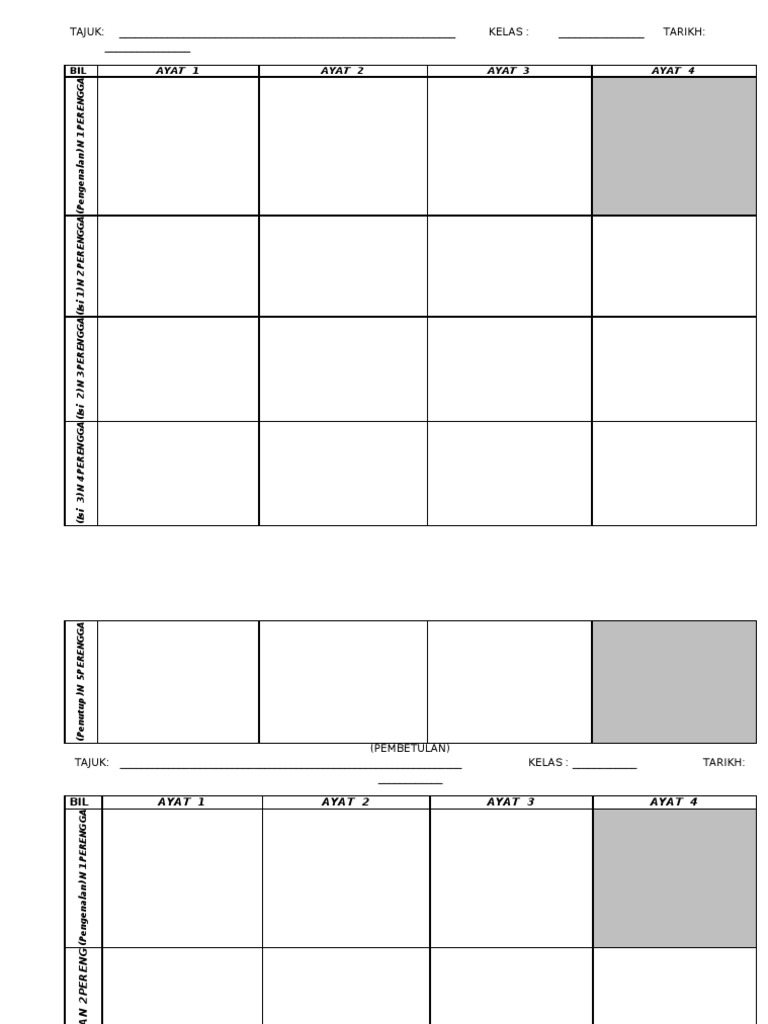 Frame Karangan | PDF