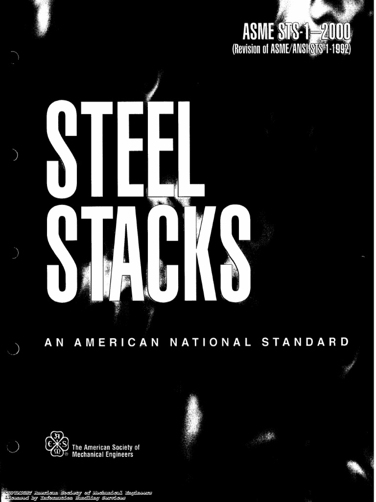 ASME STS-1-2000 Steel Stacks | PDF | Heat Transfer | Gases