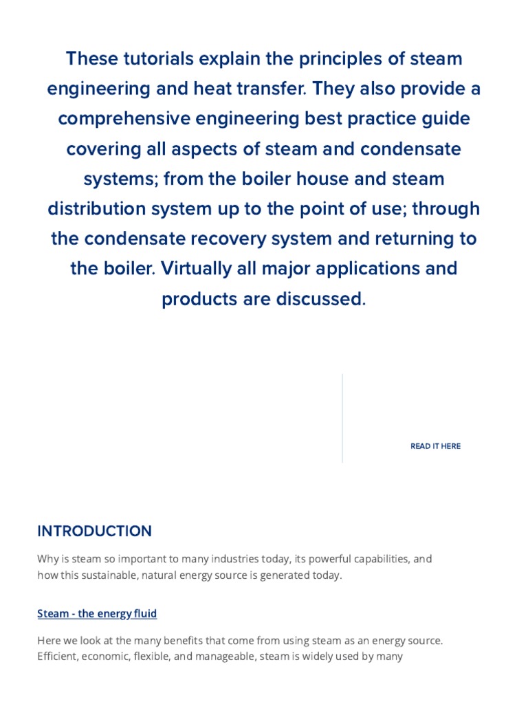 Learn About Steam - Spirax Sarco | PDF | Boiler | Flow Measurement