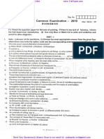 11th Economics Question Paper For Quarterly Exam 2019 English Medium