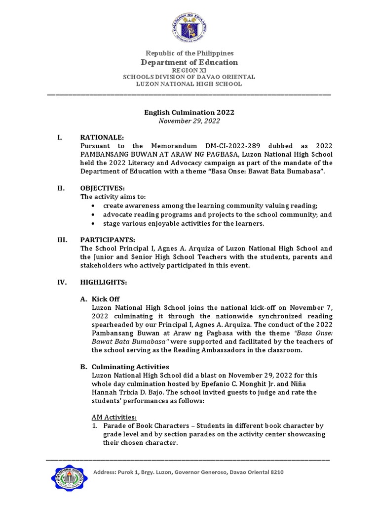 Eng 2022 culmination narrative pdf