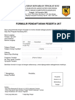 Formulir Pendaftaran Ukt 2021