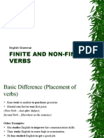 Grammar Guide to Finite and Non-Finite Verbs