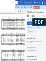 EG 536 Singet Fröhlich Im Advent Sheet Music For Organ (Solo)