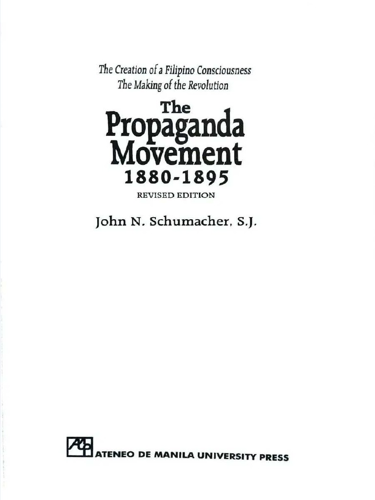 PDF Schumacher JN Propaganda Movement - Compress | PDF