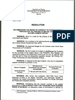 BAC Reso - Printing of 800 Pcs DOJ Accomplishment Report