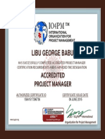 Apm Certificate