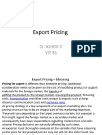 Export Pricing