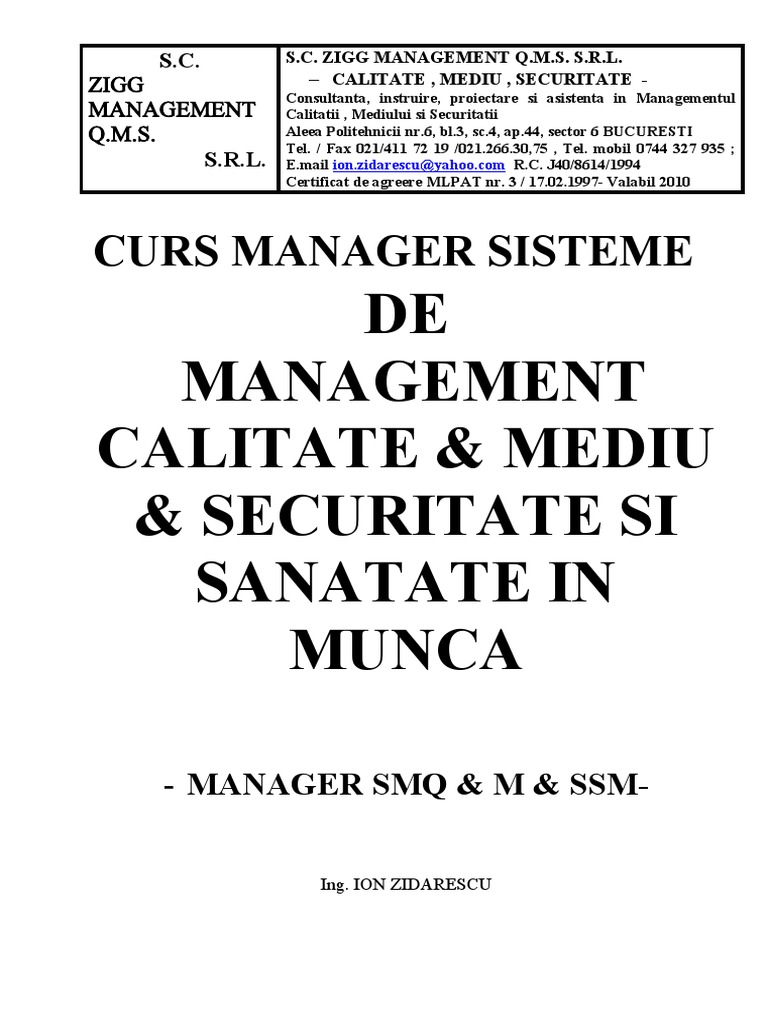 Curs MSMQ 2009 | PDF