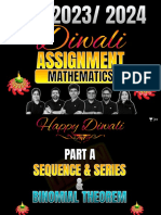 (Diwali Home Work) - Maths Home Work - 21st Oct
