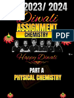 (Diwali Home Work) - Chemistry Home Work - 21st Oct