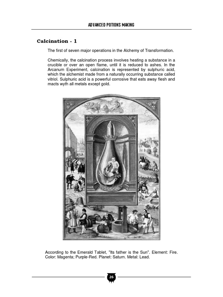 Advanced Potions: Alchemical Processes | PDF | Sulfuric Acid | Chemical ...