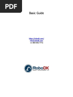 RoboDK Basic Guide for Offline Programming | PDF | Icon (Computing) | 3 ...