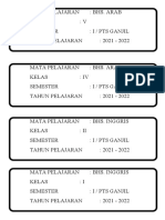 Label Soal