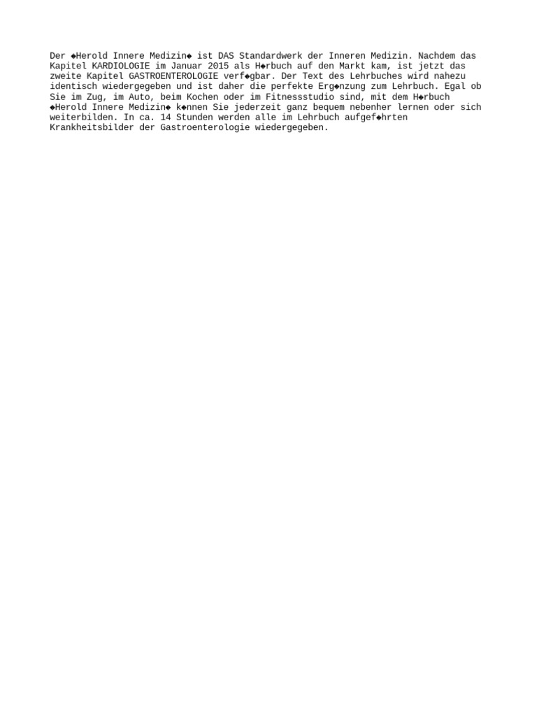 Herold Innere Medizin 2015 Gastroenterologie PDF