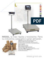 Básculas industriales Missil, la elección ideal