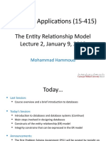 Lecture2 ER - Model Jan9 2018