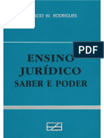 RODRIGUES Ensino - Juridico - Saber - e - Poder