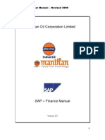Indian Oil Corporation Limited: SAP Finance User Manual - Revised 2009