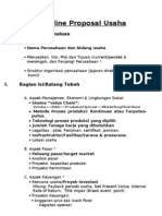 Outline Proposal Bisnis