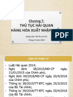 Chuong 7 Thu Tuc Hai Quan