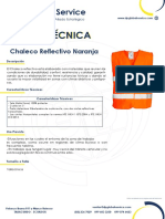 FICHA Chaleco Reflectivo Naranja