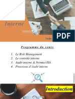 Cours D'audit Interne - Pr. Nadir Moufakkir