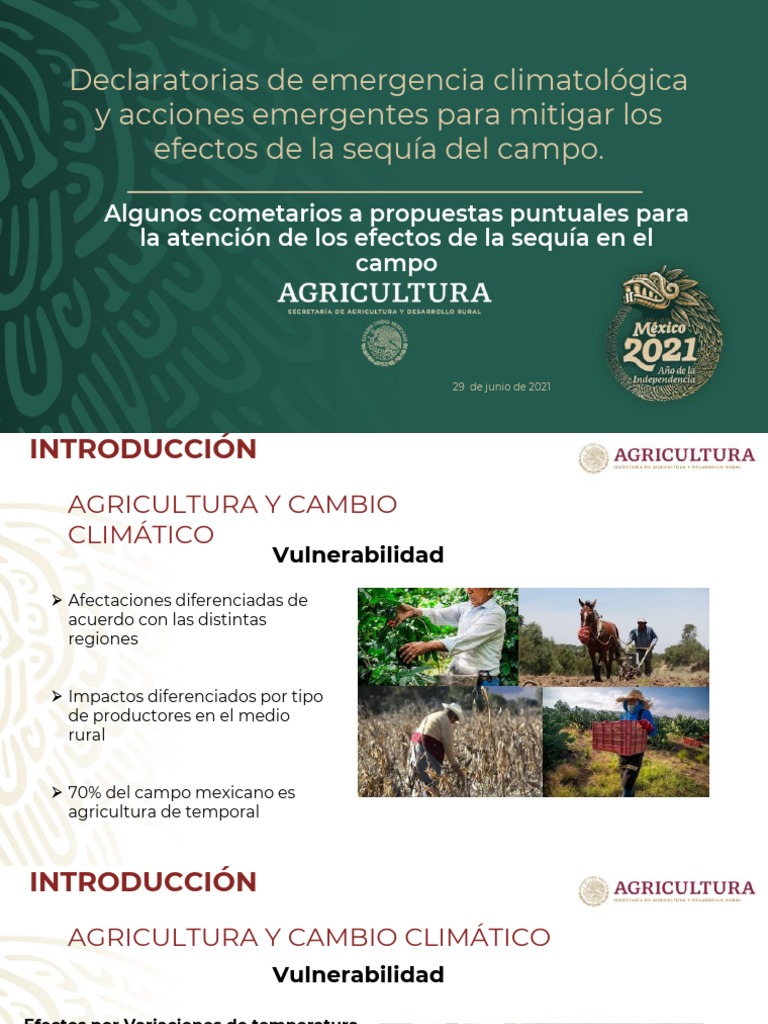 Efectos Del Cambio Climático En Sequías Pdf Agricultura Sequía 