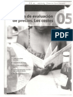 Tecnicas de Evaluacion de Los Precios. Ultimos Apuntes de Carmen para Un Escandallo Mas Completo