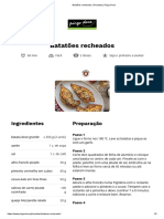 Batatões Recheados - Receitas - Pingo Doce