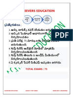 TSPSC Group - Ii Test Series Schedule-3