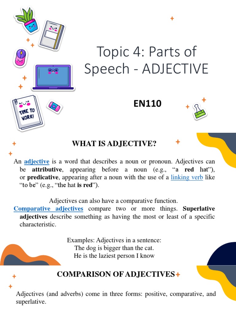 ADJECTIVES DEFINITION AND EXAMPLES PDF visual data 2