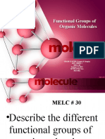 q2 WK 6 Melc 30 Functional Groups of Organic Compounds