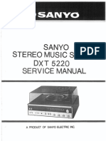 Sanyo DXT-5220 Service Manual