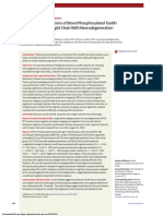 Longitudinal Associations of Blood Phosphorylated Tau181 and Neurofilament Light Chain With Neurodegeneration in Alzheimer Disease