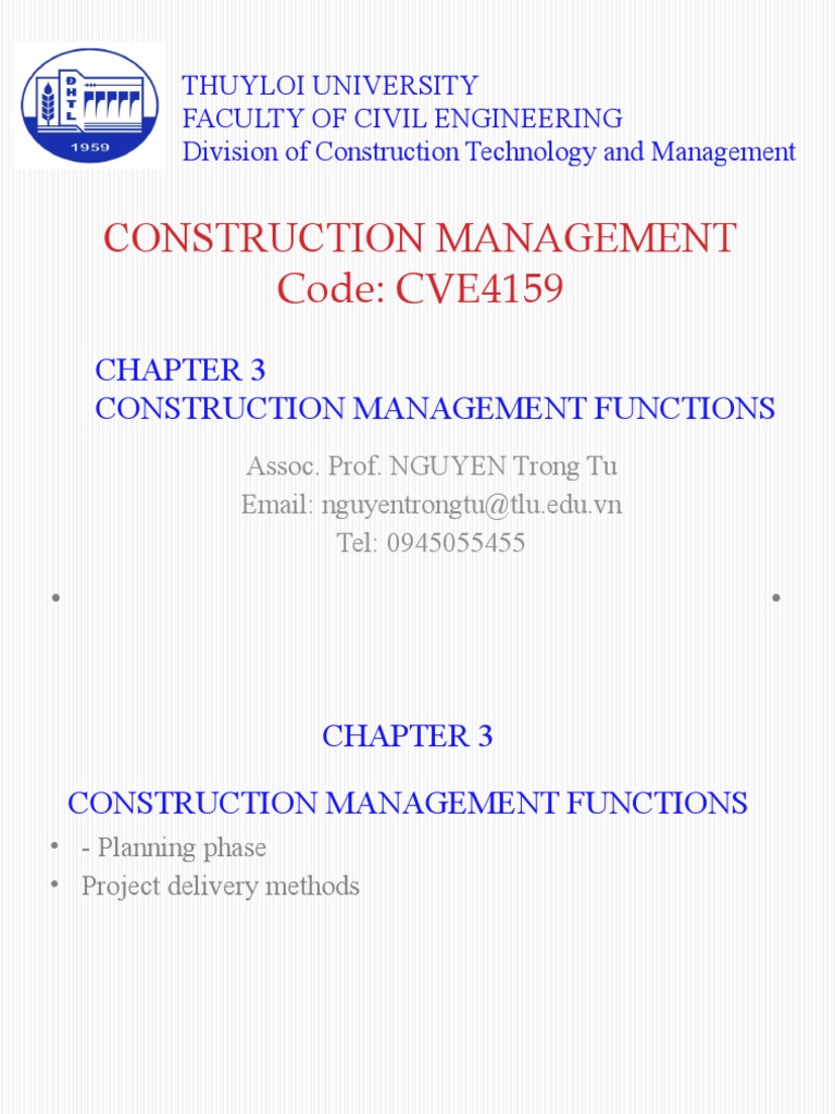 1-2 Phases of Construction | PDF | Construction Management | Economic