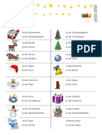 Weihnachten Arbeitsblatt