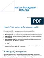 Process Performance and Quality