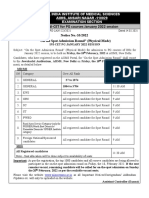 2022_JAN_INI-CET_SPOT_Admission Round Physical_4.14_Notice_2022 for SPOT Round Final 