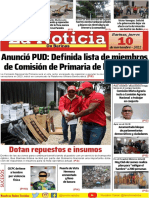 La Noticia Jueves 10 de Noviembre