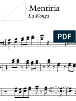 Te Mentiria La konga - Trombón PDF
