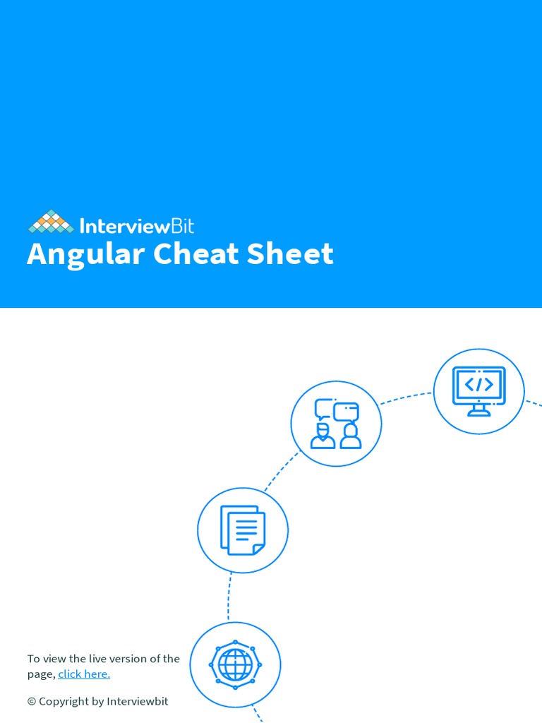 Angular Cheat Sheet: Click Here | PDF | Angular Js | Command Line Interface