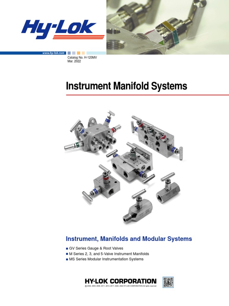5-9. Instrument Manifold Systems (2022) | PDF | Valve | Stainless Steel