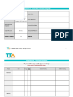 Lesson Plan Form and Paragraph