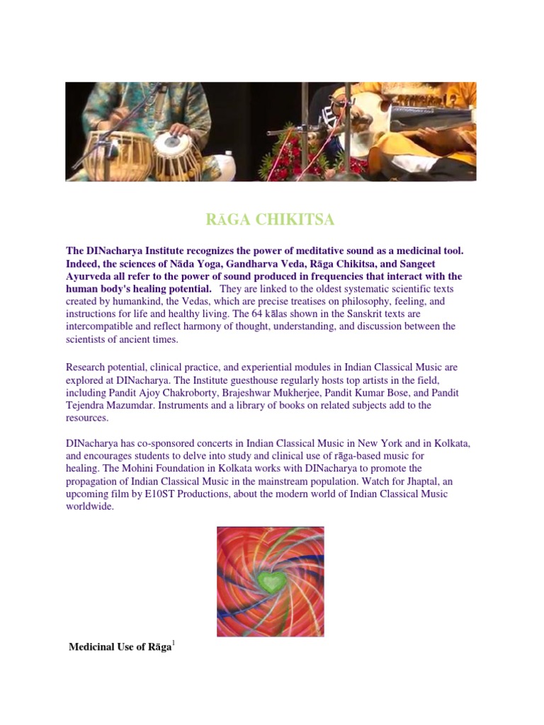 Rc481ga Chikitsa 1 | PDF | Classical And Art Music Traditions