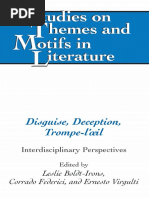 (Studies On Themes and Motifs in Literature 99) Virgulti, Ernesto - Boldt-Irons, Leslie Anne - Federici, Corrado - Disguise, Deception, Trompe-l'Oeil - Interdisciplinary Perspectives-Peter Lang (2009)