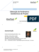 Obtenção de Parâmetros Geotécnicos de Projeto 19fev22