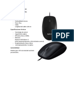 MOUSE CON CABLE M100